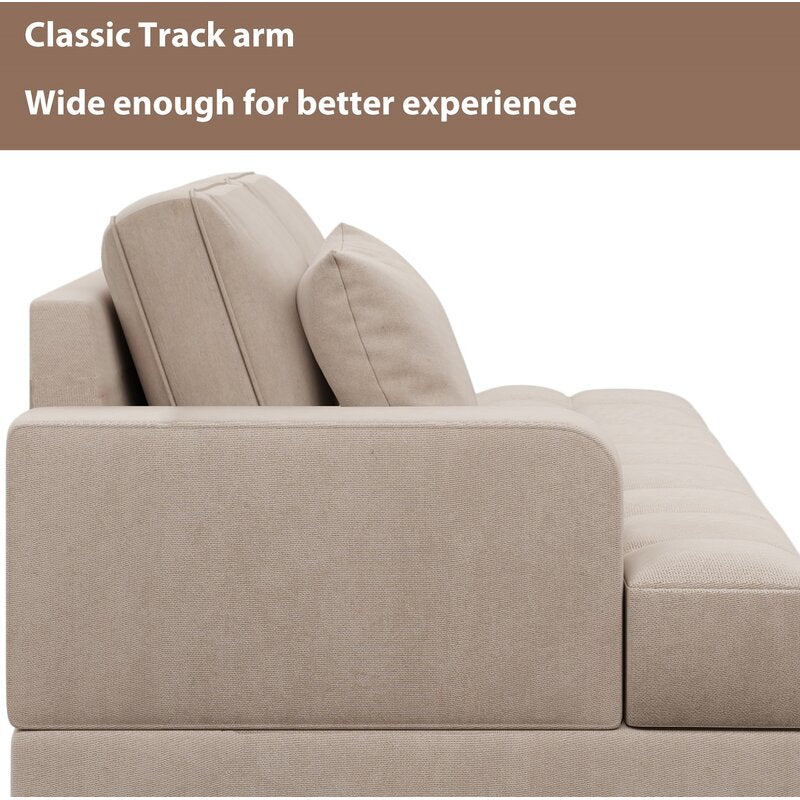 Tufted One Arm Chaise Lounge Perfect Addition To Any Living Space Looking To Add A Bit of A Traditional Flair Comfort to Any Room