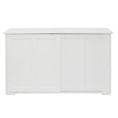 White Tuley 24.4'' Tall Wood 2 - Door Accent Cabinet Suitable For Adding More Countertop Space In Your Kitchen, Dining Room