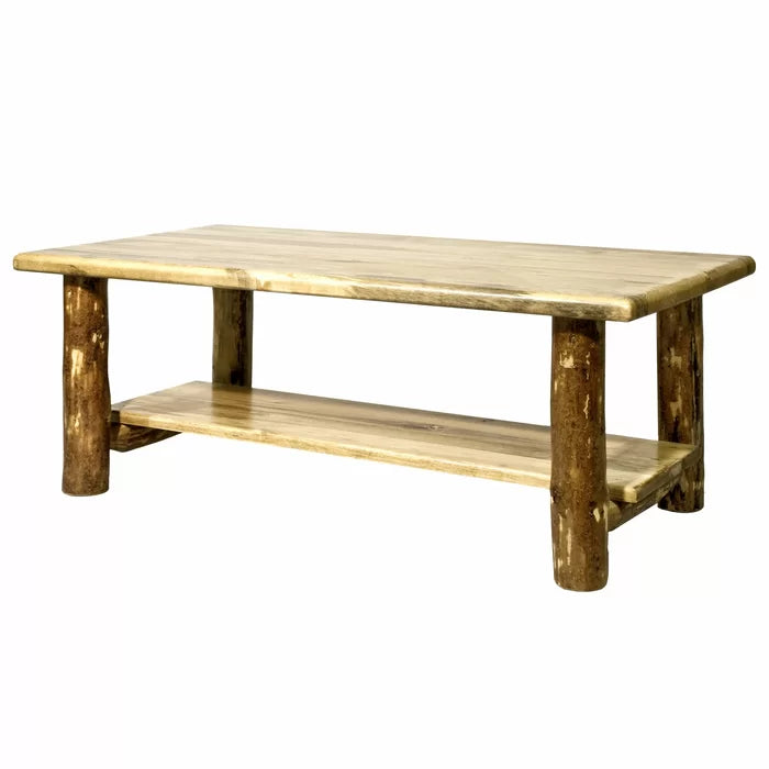 Tustin Solid Wood 4 Legs Coffee Table Perfect for Living Room