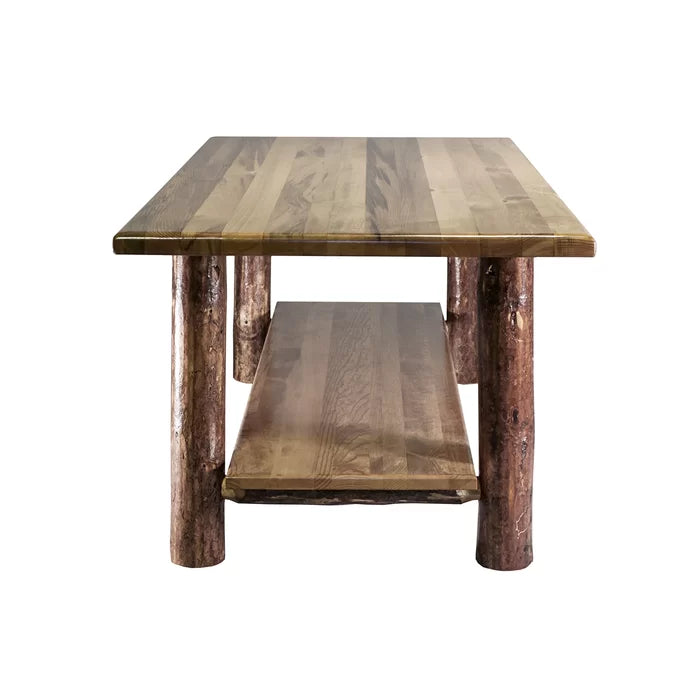 Tustin Solid Wood 4 Legs Coffee Table Perfect for Living Room