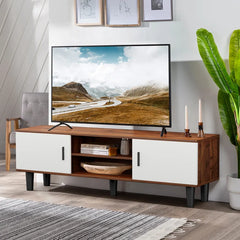 Tv Stand For Tv Up To 65 Inches Entertainment Center With Double Doors