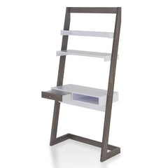 Gray Ladder Desk Turn Any Empty Wall Into A Modern Home Office Or Study Space