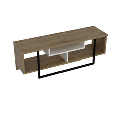 1 White/Oud Oak Twila TV Stand for TVs up to 55"