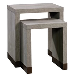 Tylor 23.81'' Tall 2 Piece Sled Nesting Tables Small and Large Perfect for Any Room
