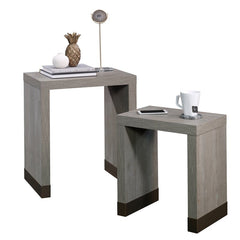 23.81'' Tall Sled Nesting Tables One Small and One Large Table Create A Space-Saving Storage Solution that is Perfect for Any Room