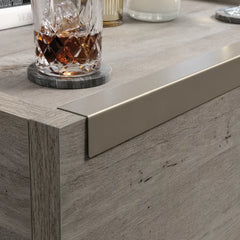 Mystic Oak Tylor Block Coffee Table Modern Farmhouse-Inspired Charming Style