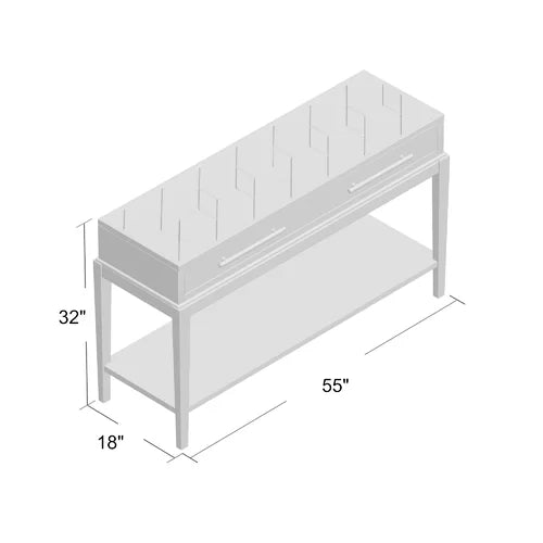 Updegraff 55'' Console Table Perfect for Living Room Entryway