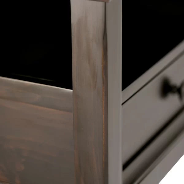 Varonique Solid Wood Coffee Table with Storage Provide Ample Storage