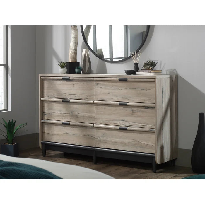 Verlin 6 Drawer 59.69'' W Double Dresser Style and Storage All in One