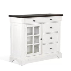 46'' Wide 4 Drawer Server Solid Manufactured Wood Perfect Organize