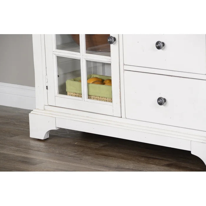 46'' Wide 4 Drawer Server Solid Manufactured Wood Perfect Organize