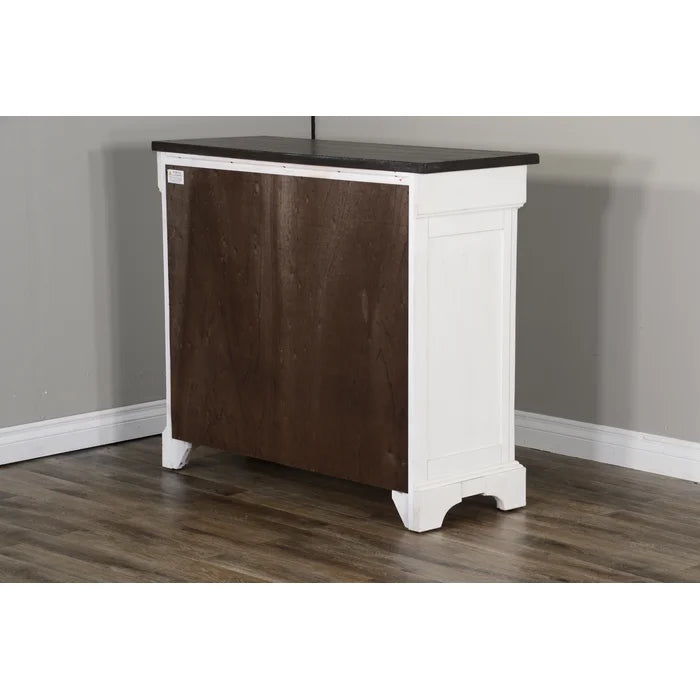 46'' Wide 4 Drawer Server Solid Manufactured Wood Perfect Organize