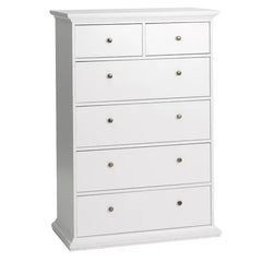 Vilnius 6 Drawer 37.87'' W Chest Neutral Finish and Traditional Design