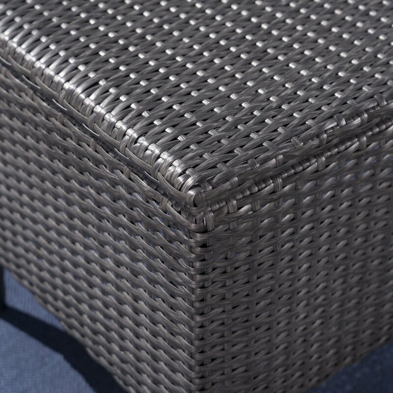 Gray Wade Statesboro Deck Box Storage for your Outdoor Accessories Add A Spot to Stow Without Distracting