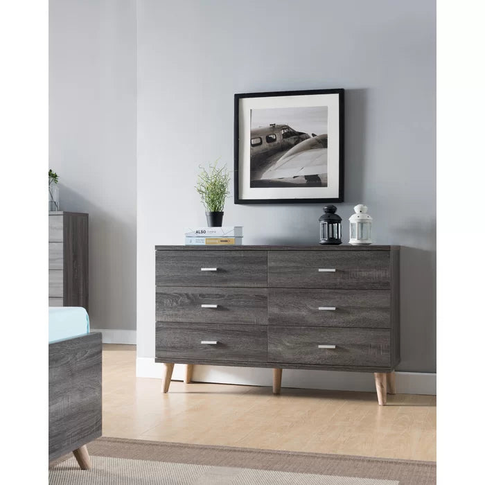 Wallingford 6 hot sale drawer double dresser