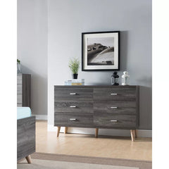 Wallingford 6 Drawer 47'' W Double Dresser Plenty of Room to Store Accessories