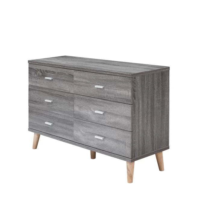 Wallingford 6 Drawer 47'' W Double Dresser Plenty of Room to Store Accessories