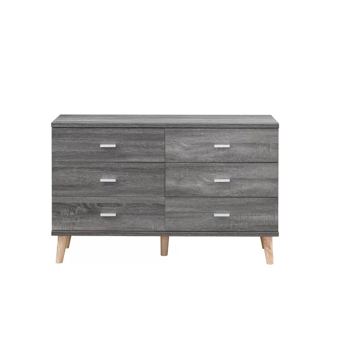 Wallingford 6 Drawer 47'' W Double Dresser Plenty of Room to Store Accessories