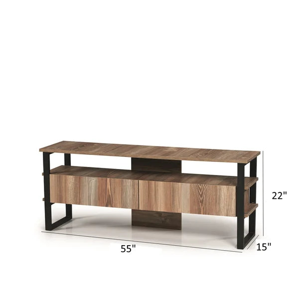Wardsville Solid Wood TV Stand for TVs up to 55" Mid-Century Modern Design