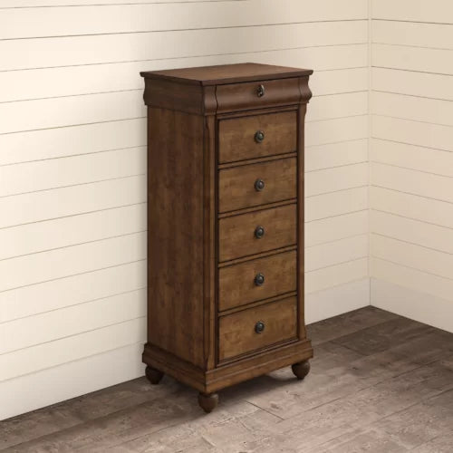 Rustic Cherry Warlick 6 Drawer 26'' W Lingerie Chest Design