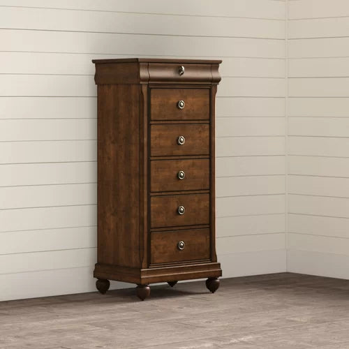 Rustic Cherry Warlick 6 Drawer 26'' W Lingerie Chest Design