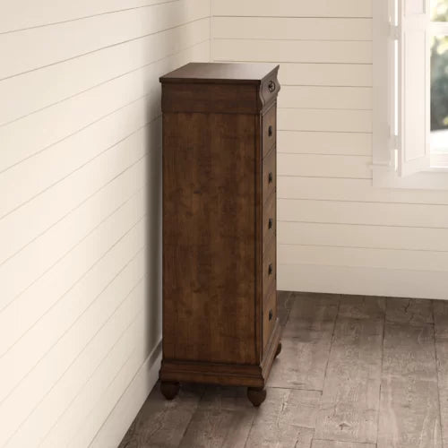 Rustic Cherry Warlick 6 Drawer 26'' W Lingerie Chest Design