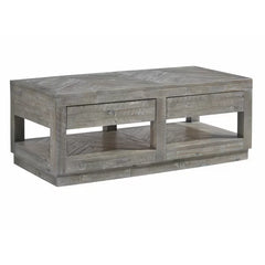 Warner Solid Wood Coffee Table with Storage Perfect Organize