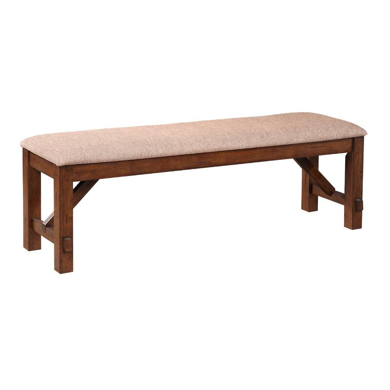 Upholstered Bench Rustic-Inspired Seat Or A Handy Place To Pull Off your Shoes in An Entryway, Adding A Bench to your Home