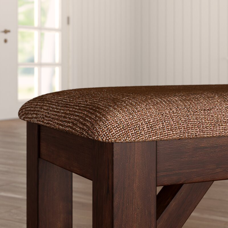 Upholstered Bench Rustic-Inspired Seat Or A Handy Place To Pull Off your Shoes in An Entryway, Adding A Bench to your Home