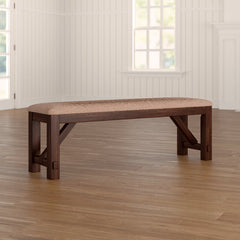 Upholstered Bench Rustic-Inspired Seat Or A Handy Place To Pull Off your Shoes in An Entryway, Adding A Bench to your Home