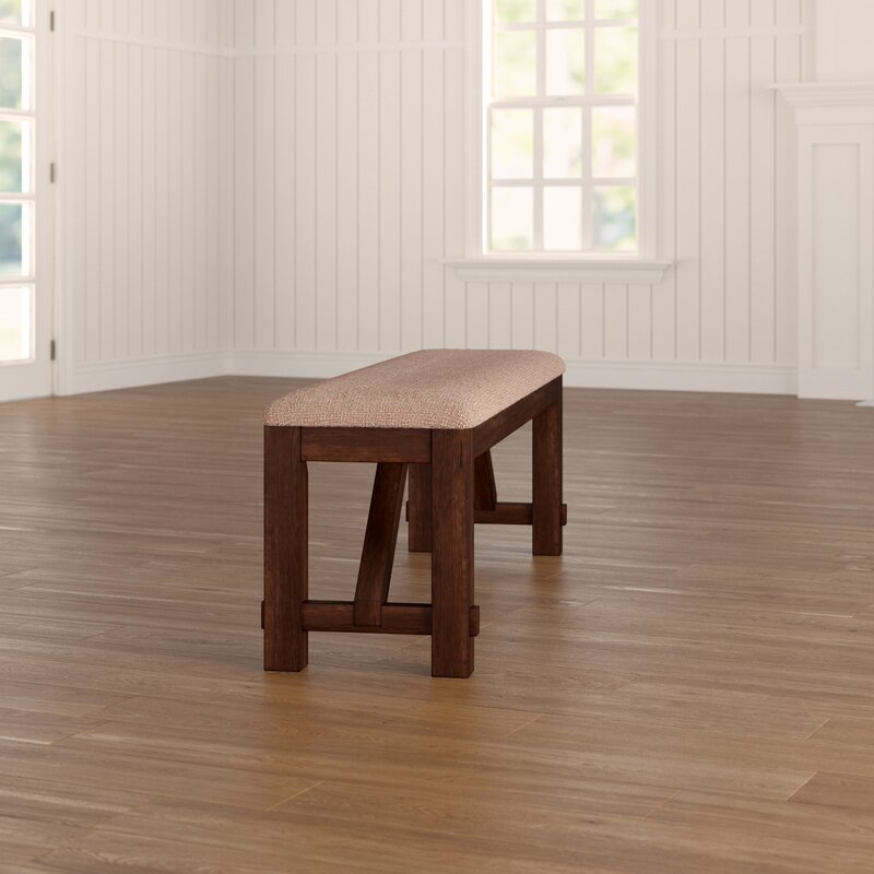 Upholstered Bench Rustic-Inspired Seat Or A Handy Place To Pull Off your Shoes in An Entryway, Adding A Bench to your Home