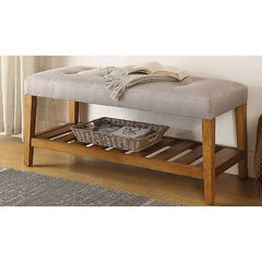 Wood Shoe Storage Bench Perfect For Compliment Any Home Styling Décor