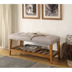 Wood Shoe Storage Bench Perfect For Compliment Any Home Styling Décor