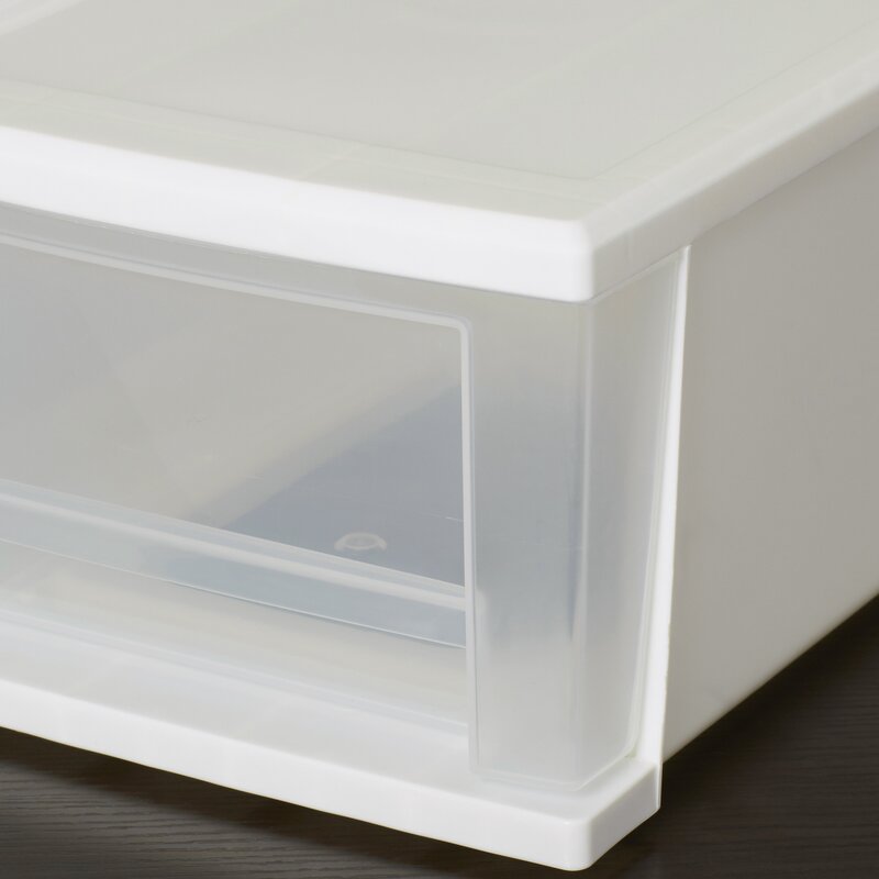 Basics Stackable Multiple Drawer Easy Open Storage Drawers Set of 4