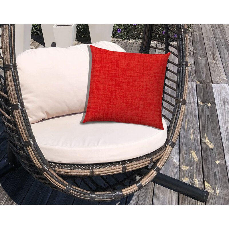 Weave Outdoor Square Pillow Cover & Insert High Quality Designer Fabrics
