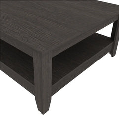 Dark Gray Oak Weddel 34.8'' Console Table Perfect for Living Room