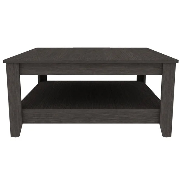 Dark Gray Oak Weddel 34.8'' Console Table Perfect for Living Room