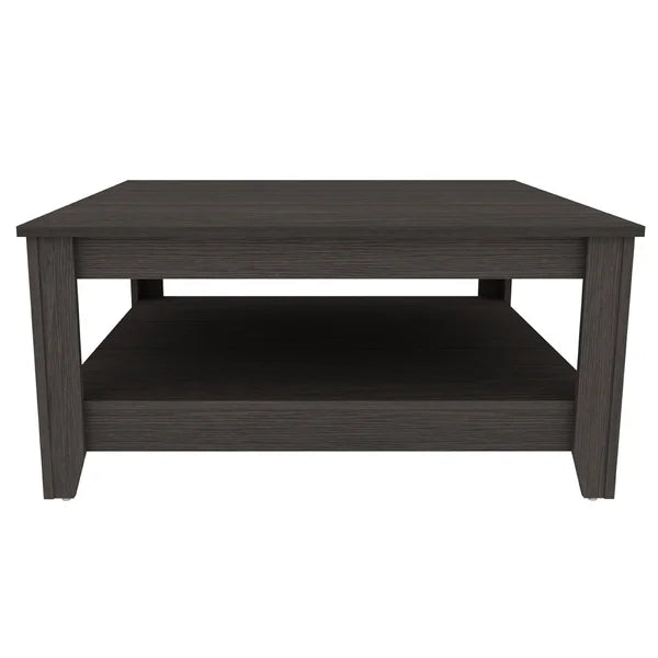 Dark Gray Oak Weddel 34.8'' Console Table Perfect for Living Room
