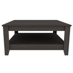 Dark Gray Oak Weddel 34.8'' Console Table Perfect for Living Room