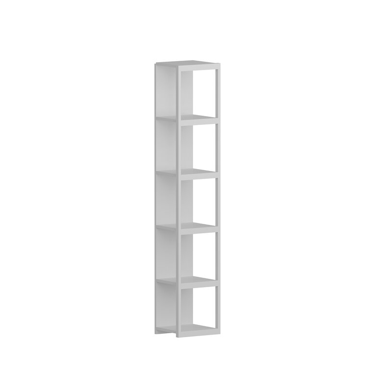 White 71'' H x 13.26'' W Metal Cube Bookcase Add Style to your Living Room Or Any Room that you Want to Place