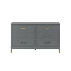 Westerleigh 6 Drawer 56.77'' W Double Dresser Six Spacious Drawers