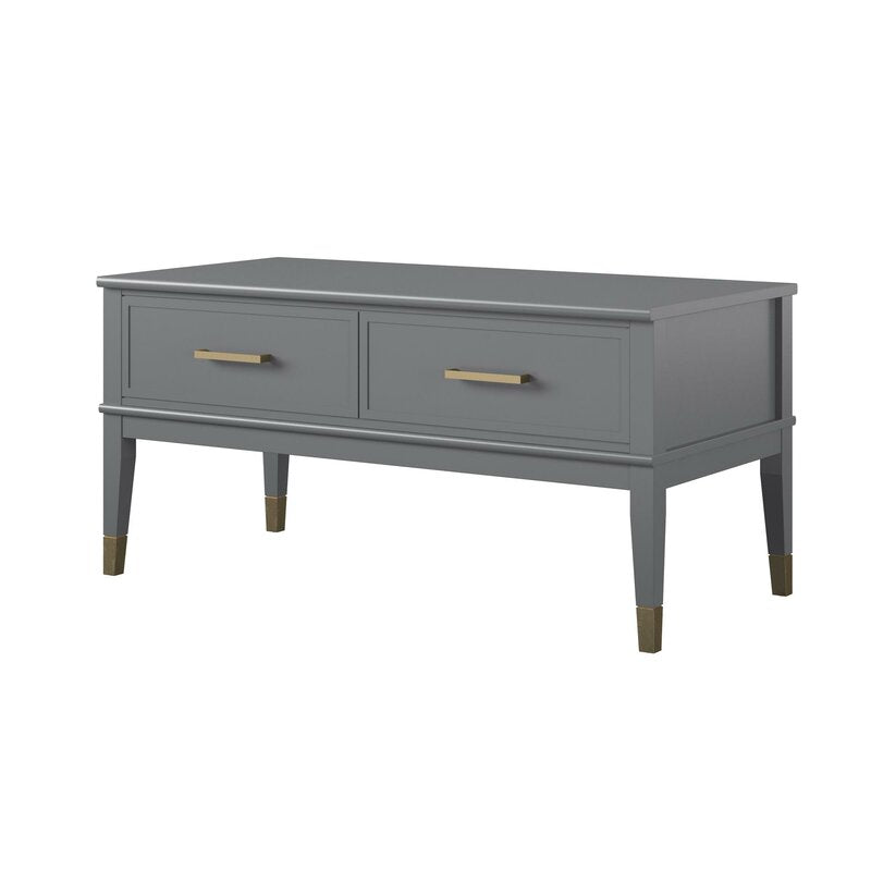 Graphite Gray Westerleigh Lift Top 4 Legs Coffee Table