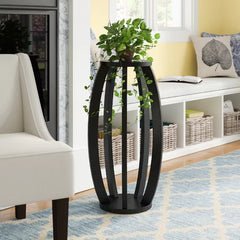 Westerville Round Pedestal Plant Stand Boldly Curved Silhouette Stands Out In Any Space