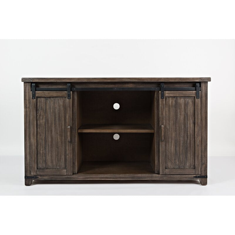 Barnwood Brown 60 Wide 6 Drawer Pine Solid Wood Credenza Add A