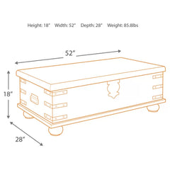 Westport Lift Top Coffee Table with Storage Perfect Organize