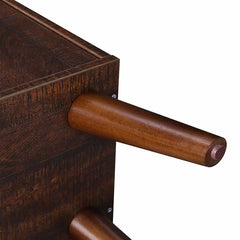 Walnut Wethersfield 47.3'' H x 23.7'' W Steel Standard Bookcase Mid Century Bookcase