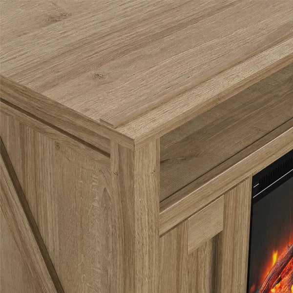 Whittier TV Stand for TVs up to 50" with Fireplace Included Adjustable Shelves