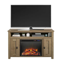 Whittier TV Stand for TVs up to 50" with Fireplace Included Adjustable Shelves