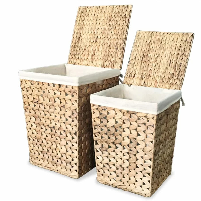 Wicker Laundry Set 2 Different Sizes Great Addition to your Bathroom