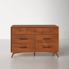 7 Drawer 56'' W Dresser Ideal for Tucking Away the Rest of your Displaced Wardrobe Perfect for Organize